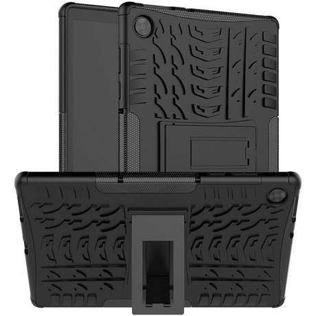 Tuff-Luv Rugged Case and Stand for Lenovo M10 HD TB-X306 – Black MF465