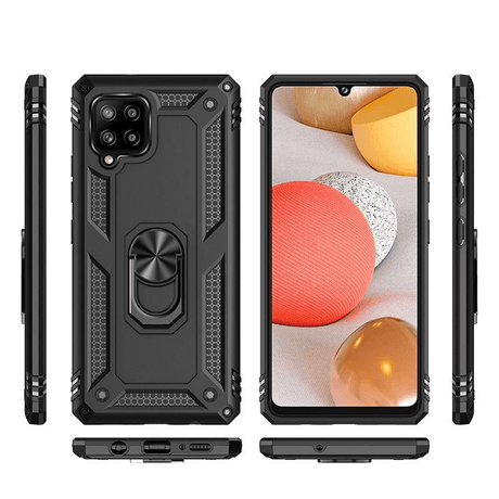 Tuff-Luv Rugged Armour Case and Stand Samsung Galaxy A22 4G - Black MF490