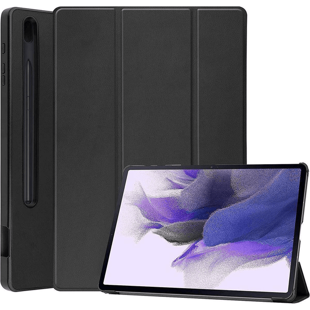 Tuff-Luv Slim Smart Case and Stand Samsung Tab S7 FE - Black MF530