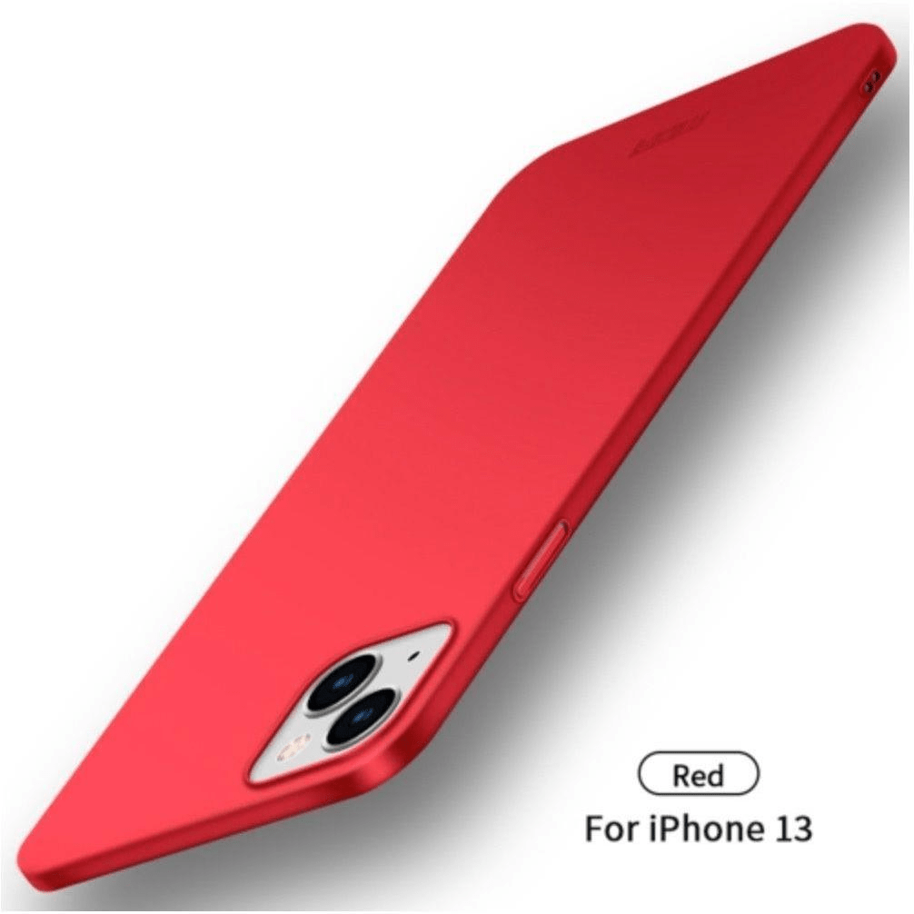 Tuff-Luv Soft Feel Liquid Silicone Case for Apple iPhone 13 - Red MF612