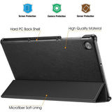 Tuff-Luv Smart Case and Stand for Lenovo M10 X306X - Black MF644