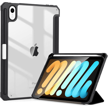 Tuff-Luv Folio Smart Case and Pen Holder for Apple iPad Mini 6 - Black MF666