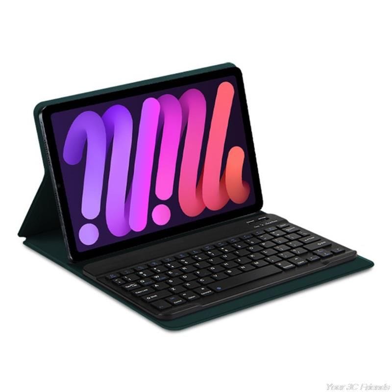 Tuff-Luv Bluetooth Folio Keyboard Case for Apple iPad Mini 6 - Black MF668