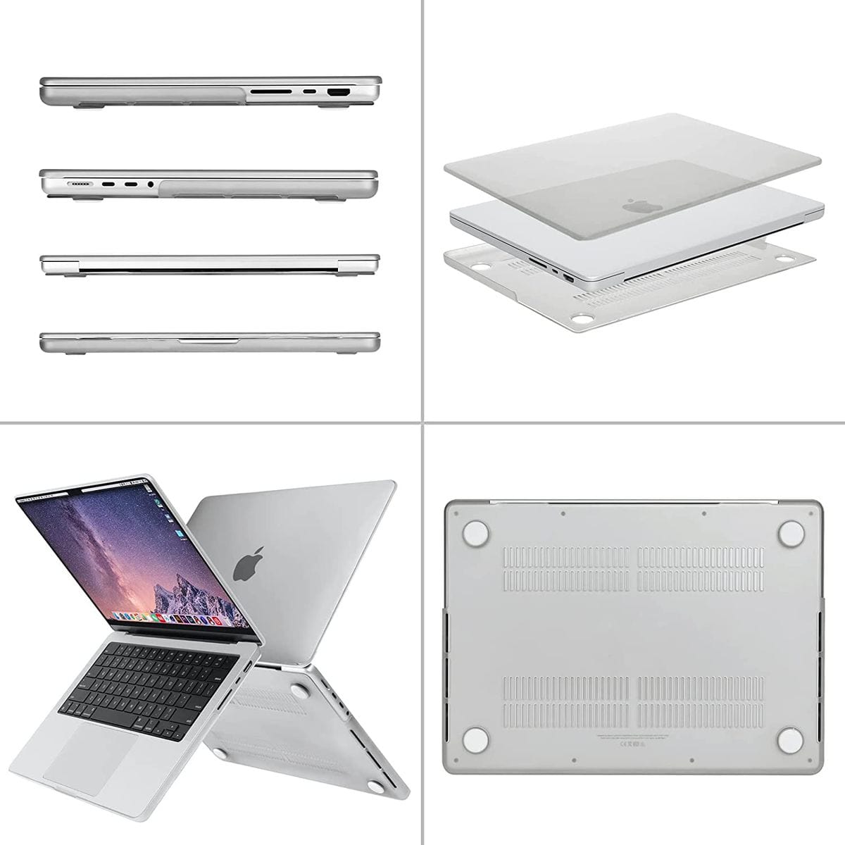 Tuff-Luv 14-inch Hard Shell Case for Macbook Pro - Clear MF870