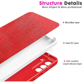 Tuff-Luv Slim Soft Feel Silicone Case for  Samsung Galaxy S21 FE 5G - Red MF883