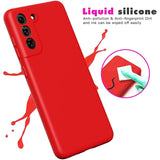 Tuff-Luv Slim Soft Feel Silicone Case for  Samsung Galaxy S21 FE 5G - Red MF883