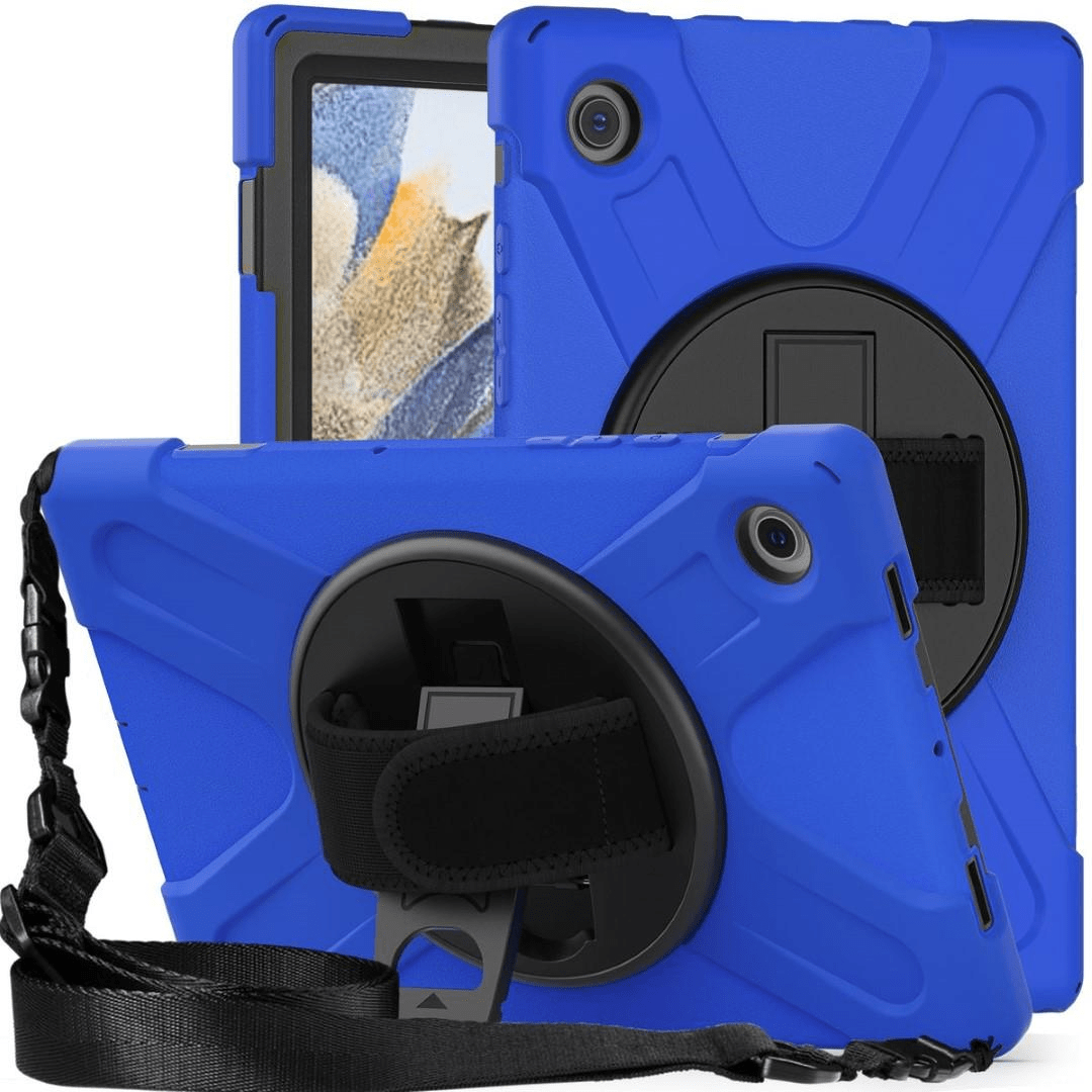 Tuff-Luv 10.5-inch Armour Jack Rugged Case for the Samsung Galaxy Tab A8 2021 - Blue MF909