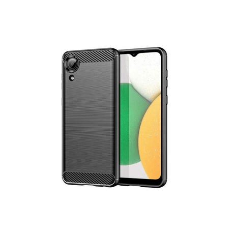 Tuff-Luv Carbon Fibre Effect Armour Case for Samsung Galaxy A03 Core Black MF957