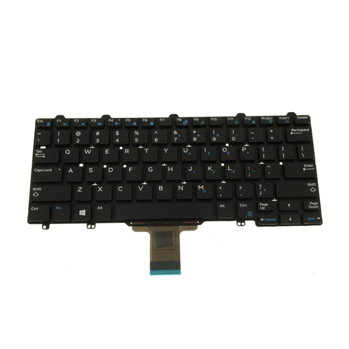 Dell OEM Non-Backlit Replacement Keyboard MJ8HY