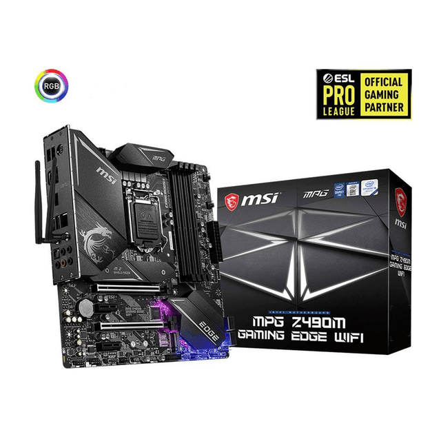 MSI MPG Z490M Gaming EDGE WiFi Motherboard mATX LGA1200 DDR4 6