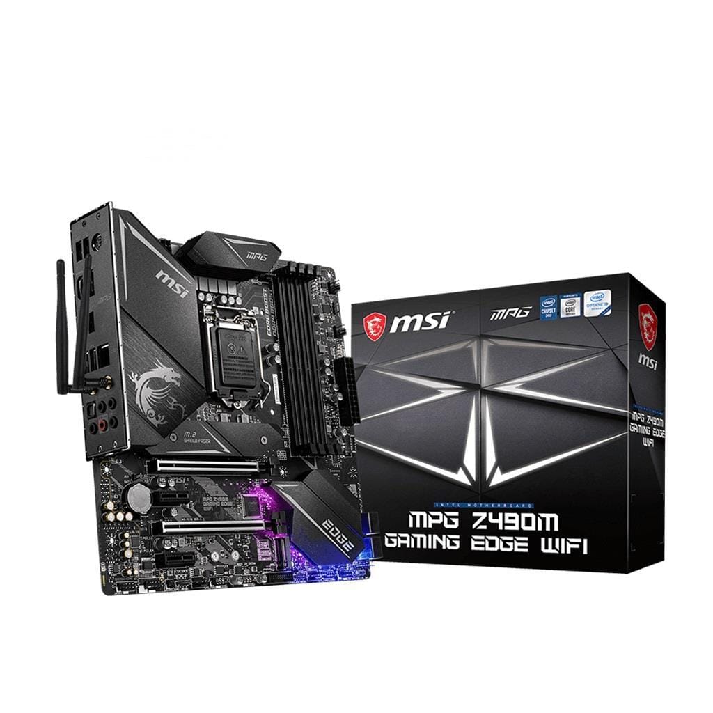 MSI MPG Z490M Gaming EDGE WiFi Motherboard mATX LGA1200 DDR4 6