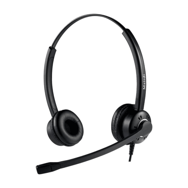 Mairdi 612D Stereo Headset with Poly Quick Disconnect MRD-612D