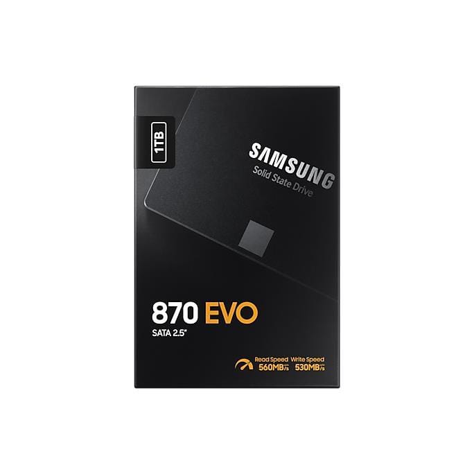 Samsung 870 Evo 2.5-inch 1TB Serial ATA III Internal SSD MZ-77E1T0BW