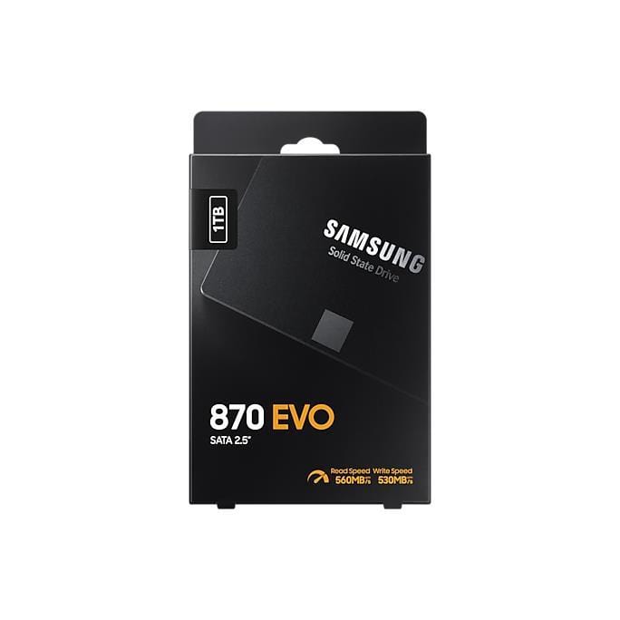 Samsung 870 Evo 2.5-inch 1TB Serial ATA III Internal SSD MZ-77E1T0BW