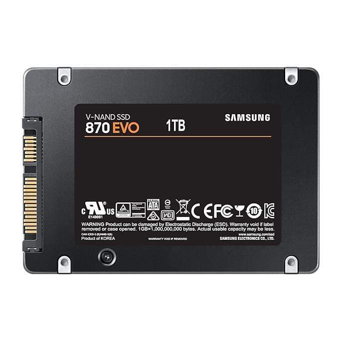 Samsung 870 Evo 2.5-inch 1TB Serial ATA III Internal SSD MZ-77E1T0BW