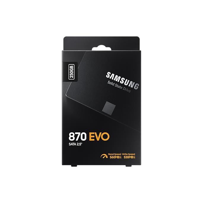 Samsung 870 Evo 2.5-inch 250GB Serial ATA III Internal SSD MZ-77E250BW