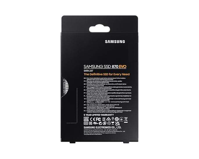 Samsung 870 EVO 2.5" 4000 GB Serial ATA III V-NAND MLC