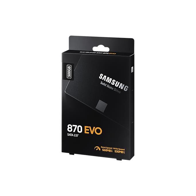 Samsung 870 Evo 2.5-inch 500gb Serial ATA III Internal SSD MZ-77E500BW