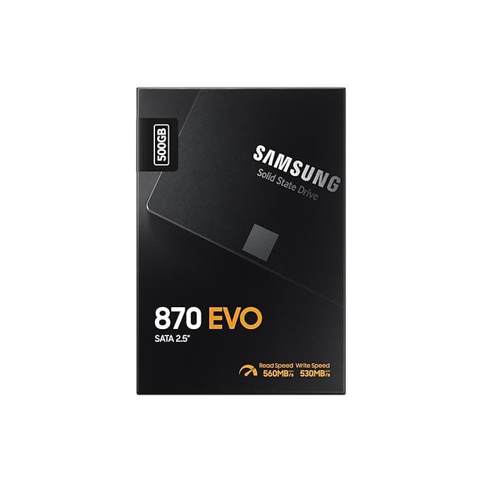 Samsung 870 Evo 2.5-inch 500gb Serial ATA III Internal SSD MZ-77E500BW