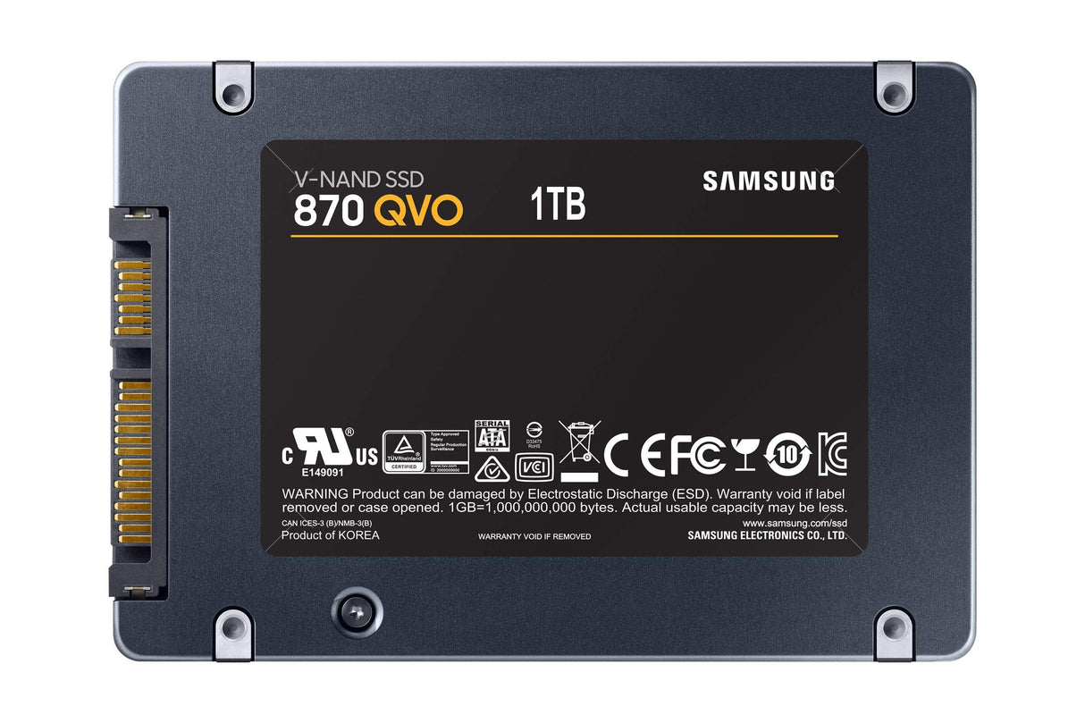 Samsung 870 QVO MZ-77Q1T0 2.5-inch 1TB Serial ATA III QLC Internal SSD MZ-77Q1T0BW