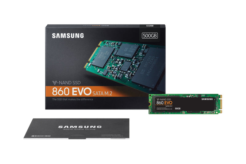  Samsung SSD 860 EVO 500GB M.2 SATA Internal SSD (MZ-N6E500BW) :  Electronics