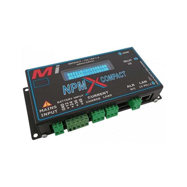 Micro Instruments Compact SNMP 8-60v Network-based Power Monitor NPMX-CMPT