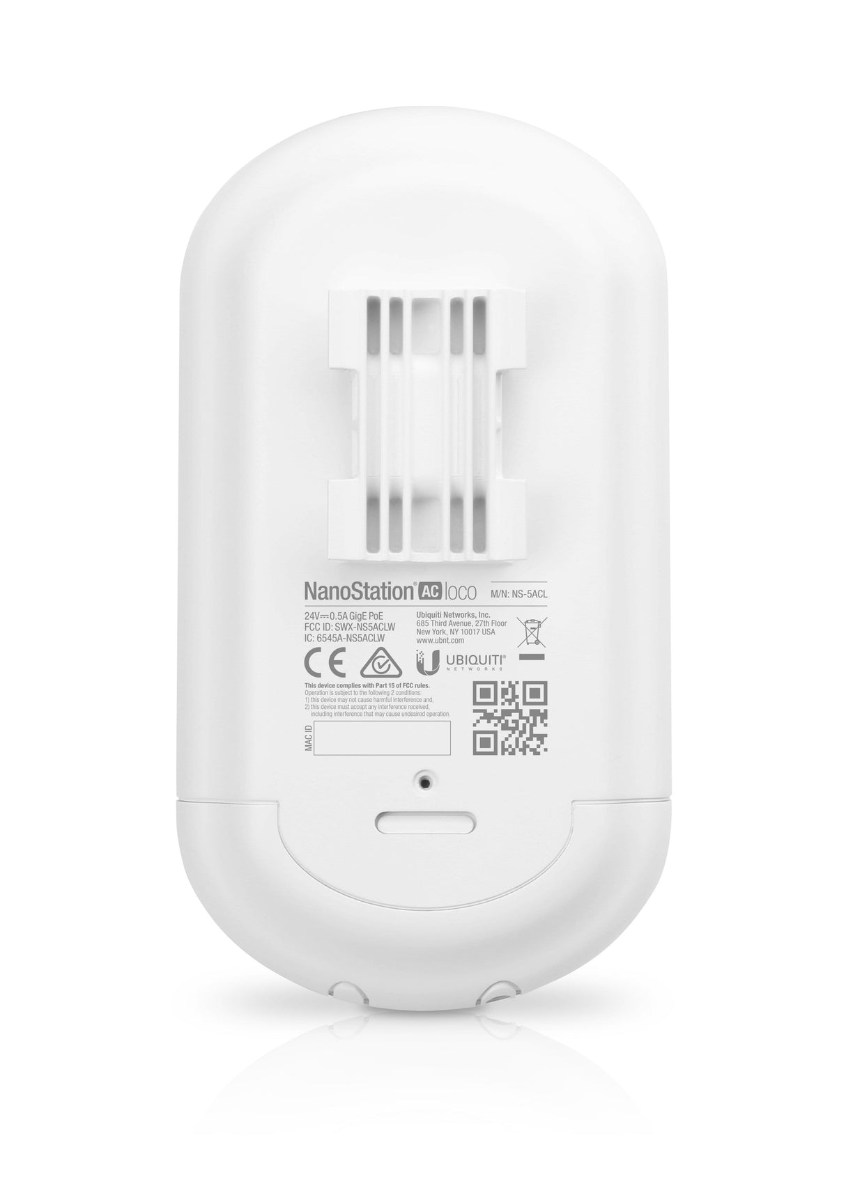 Ubiquiti Networks NanoStation AC Loco 1000 Mbit/s White NS-5ACL