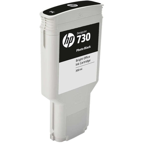 HP 730 300-ml DesignJet Photo Black Printer Ink Cartridge Original P2V73A Single-pack