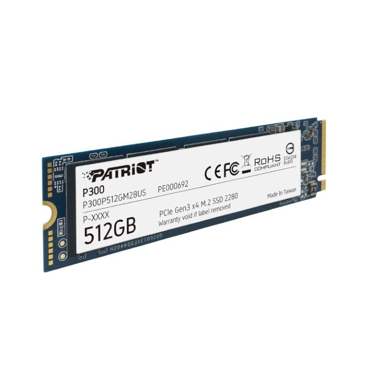 Patriot Memory 512GB PCI Express M.2 NVMe Internal SSD P300P512GM28