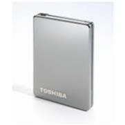 Toshiba Stor.E Steel 1.8-inch 250GB Stainless Silver External Hard Drive PA4215E-1HB5