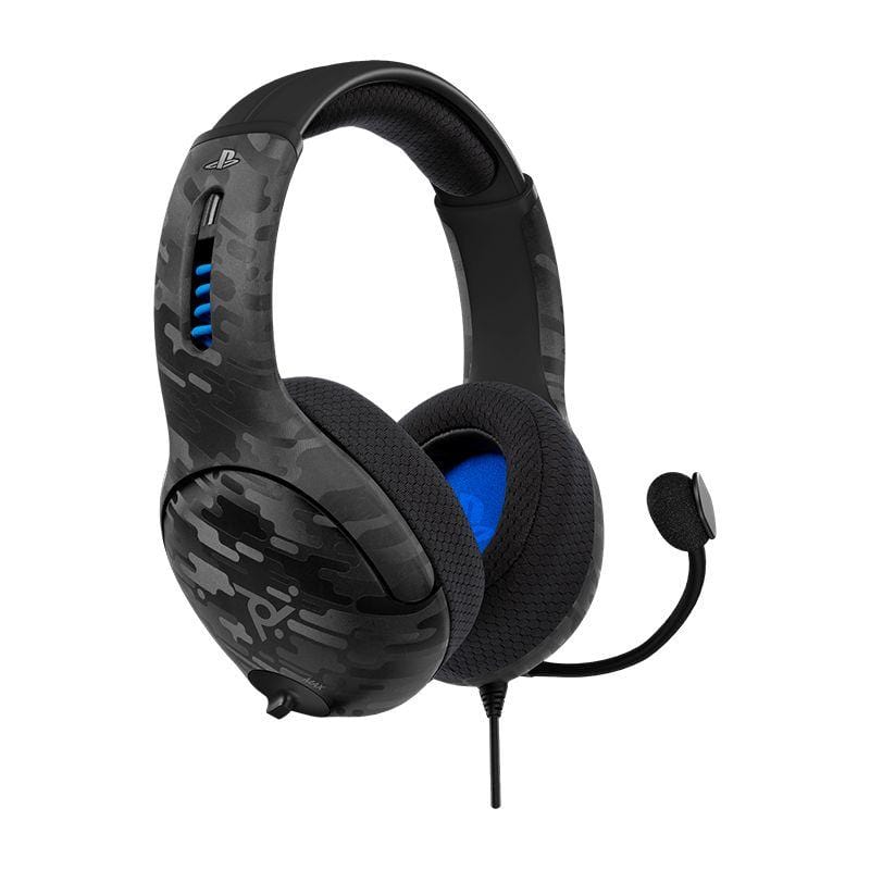 PDP LVL50 Wired Stereo Gaming Headset - Black Camo PDP-051-099-AU-CAM