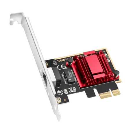 Cudy 2.5Gbps PCI-E Ethernet Adapter PE25