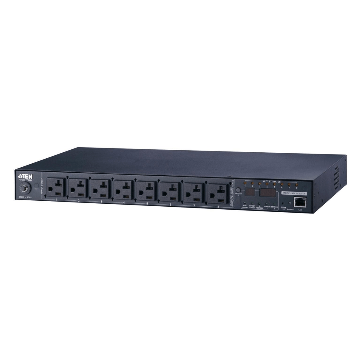 Aten PE8208G 1U 16A 8 AC Outlet PDU