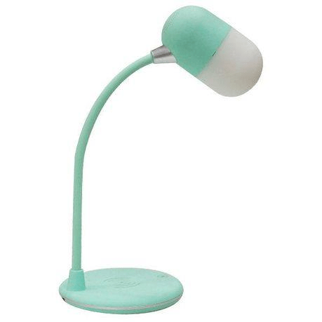 Polaroid PLS555LG Bluetooth Lamp With Wireless Charging - Silver