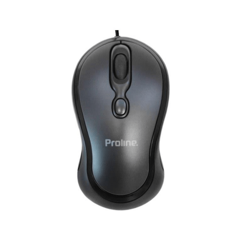 Proline USB Wired Mouse 1.4m Cable Black PM-538