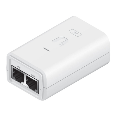 Ubiquiti Gigabit PoE Adapter 24V 7W White POE24-7W-G-WH