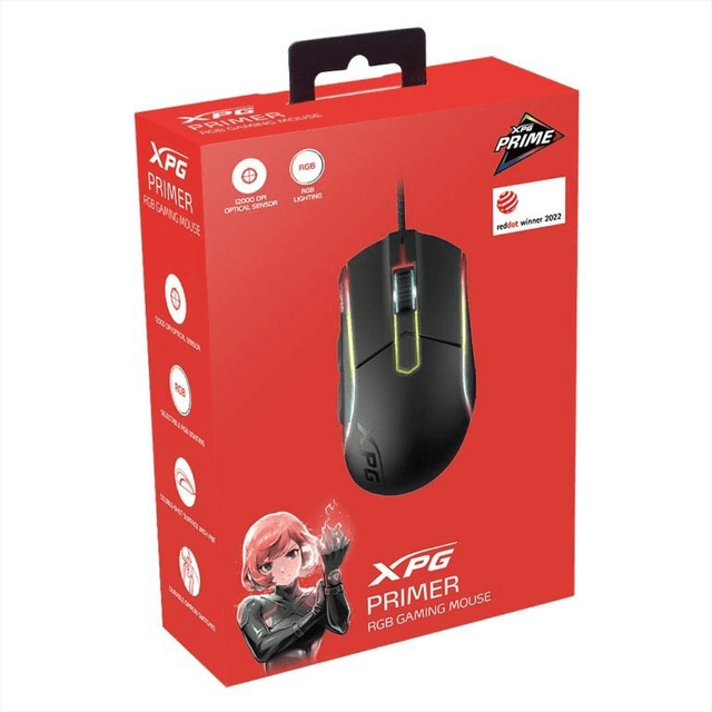 Adata XPG Primer USB Gaming Mouse PRIMER-BKCWW