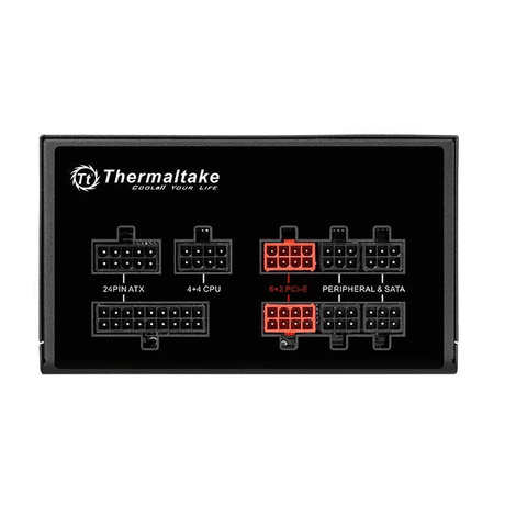 Thermaltake Toughpower Grand RGB 80 PLUS Gold 650W 24-pin ATX Black Power Supply PS-TPG-0650FPCGEU-R