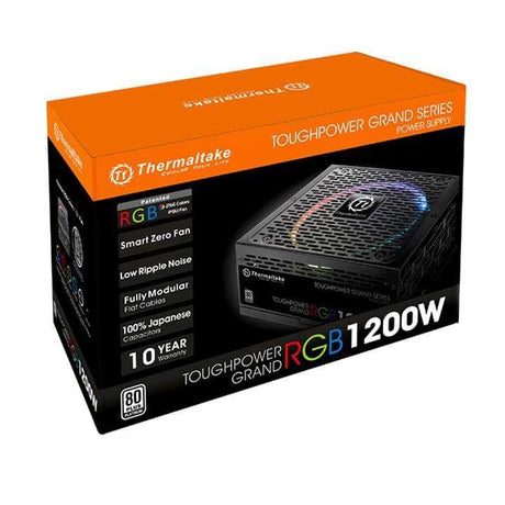 Thermaltake Toughpower Grand RGB 1200W Platinum power supply unit 24-pin ATX ATX Black