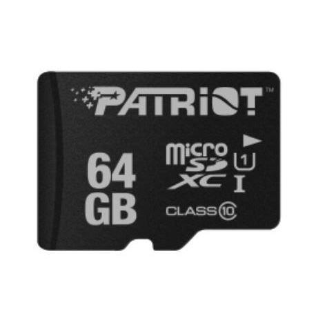 Patriot Memory PSF64GMDC10 memory card 64 GB MicroSDXC UHS-I Class 10