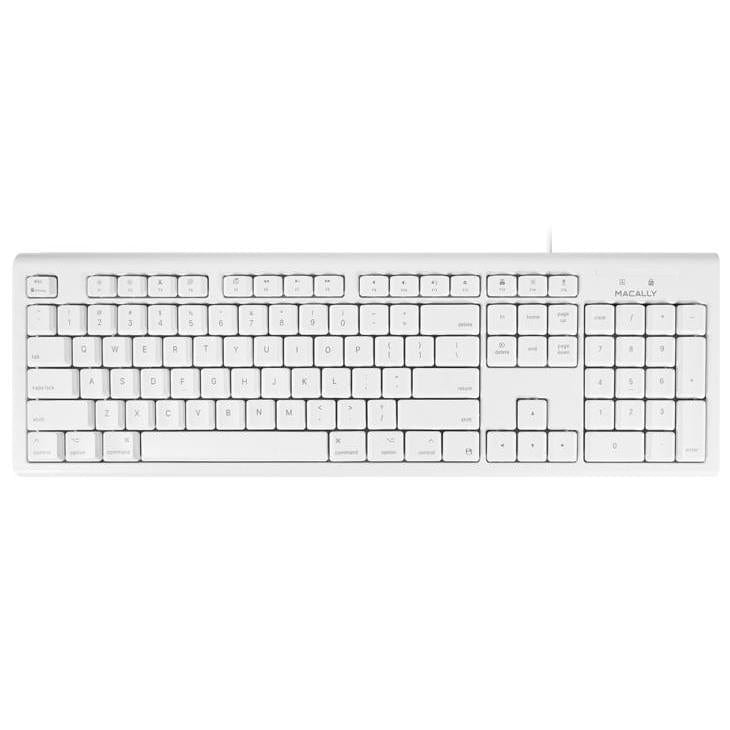 Macally QKEYCOMBO Keyboard and Mouse Combo - White