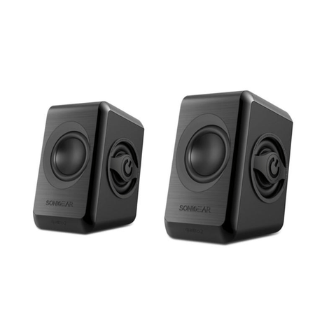 SonicGear Quatro 2 2-ch Speaker System Grey QUATRO2BGREY