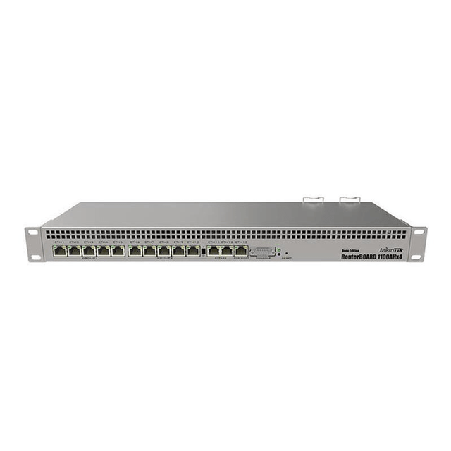 MikroTik Desktop Router with 13 Gb Ports 13-port Gigabit 4 Core Rack-Mount RB1100x4 RB1100AHx4