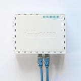 Mikrotik RB750GR3 Wired Router - Gigabit Ethernet Turquoise,White