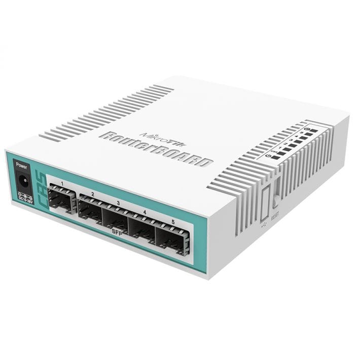 MikroTik Cloud Router Switch 5-port SFP 1 PoE SFP Combo Port CRS106-1C-5S RBCRS106-1C-5S