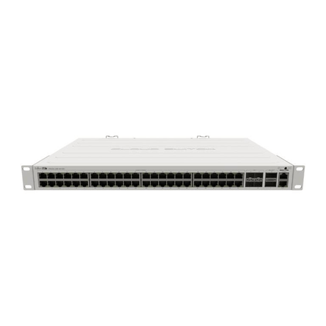 MikroTik 48-port Gigabit Cloud Router Switch with 4x SFP+ and 2x QSFP+ ports CRS354-48G-4S+2Q+RM