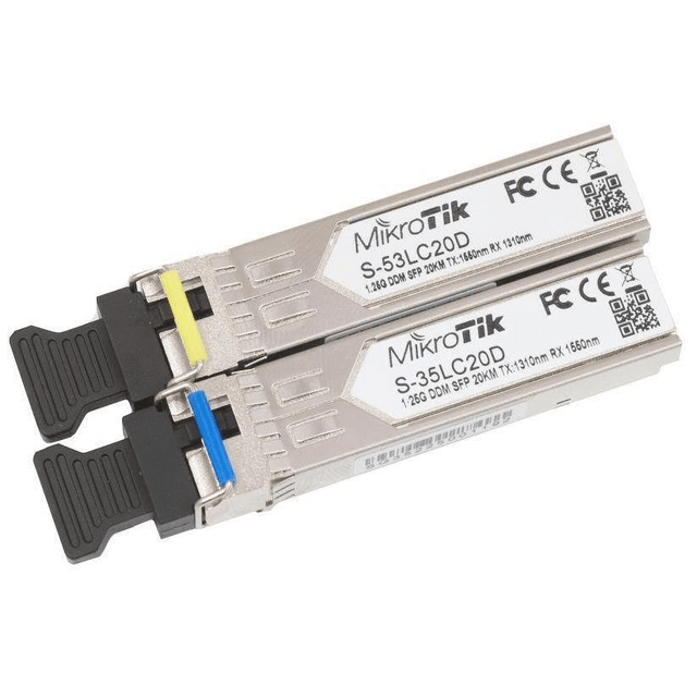 MikroTik Bi-directional SFP Modules(Pair) 80km RBSFP-SM-BIDI-80