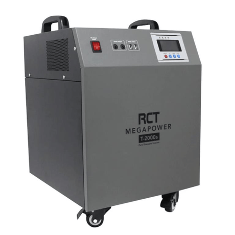 RCT MegaPower 2kVA 2kW Inverter Trolley with 2 X 100Ah Battery RCT MP-T2000S