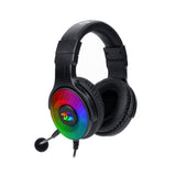 Redragon Over-Ear PANDORA USB (Power Only)|Aux (Mic and Headset) RGB Gaming Headset Black RD-H350RGB-1