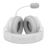 Redragon H350 Pandora Over-Ear USB Power Only /Aux Gaming Headset White RD-H350W-RGB-1